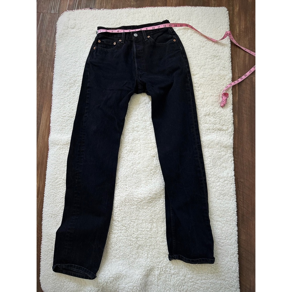 Vintage Levi’s 501 originals waist measures 26 length measures 30 black denim
